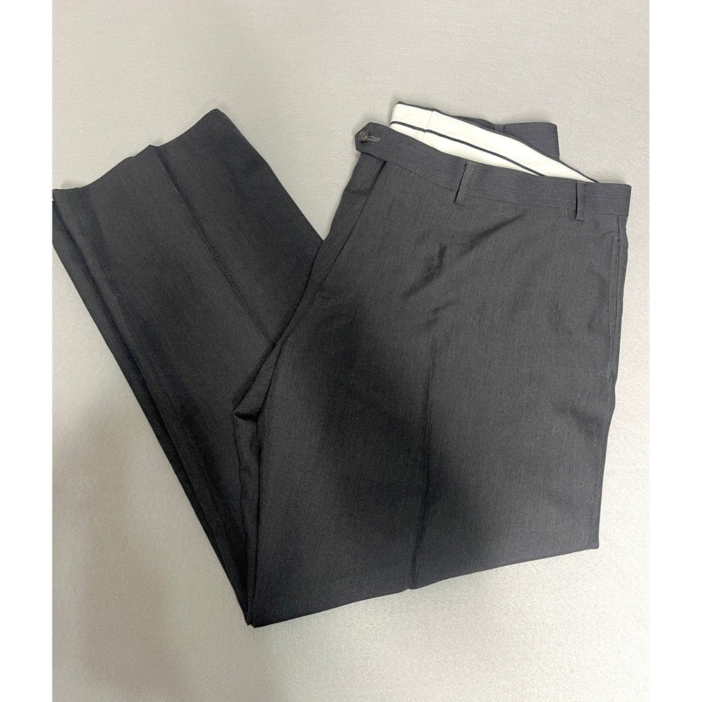Ralph Ralph Lauren Mens Gray Dress Pants Flat Front Trousers 42x30